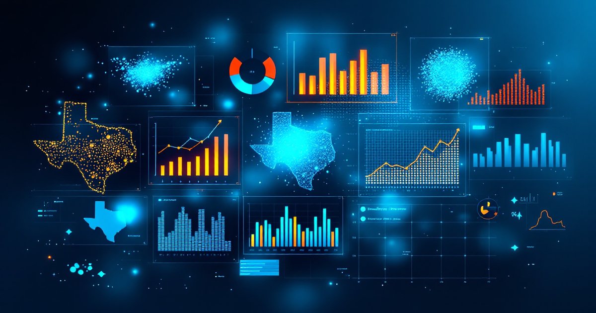 Visualización de datos de 100 auditorías de negocios en Houston revelando brechas digitales y oportunidades 2026