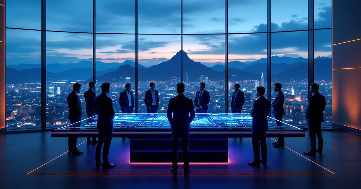 AI Summit Colombia 2026 en Bogotá — ejecutivos discutiendo la ejecución empresarial de la inteligencia artificial y el ROI